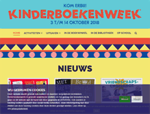 Tablet Screenshot of kinderboekenweek.nl